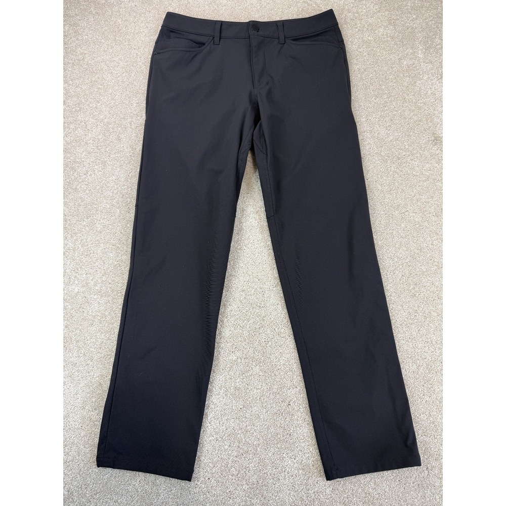 Lululemon Pants Men's 32x31 Black ABC Classic Fit 5 Pocket Warpstreme Golf Chino